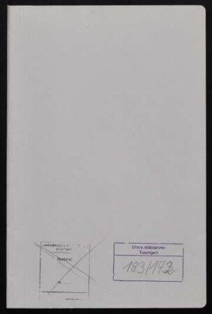 Gerhard Kittel (1888-1948), Nachlass-Splitter : Theologisches Wörterbuch zum Neuen Testament
