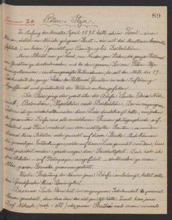 No. 20) Peten-Itza. April 1895