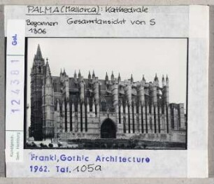 Palma (Mallorca): Kathedrale, Gesamtansicht von Süden
