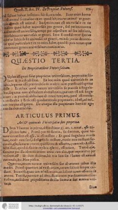 QUAESTIO TERTIA.