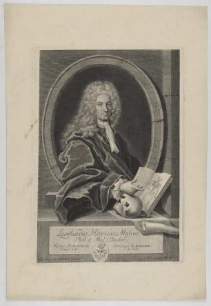 Bildnis des Leonhardus Henricus Mylius
