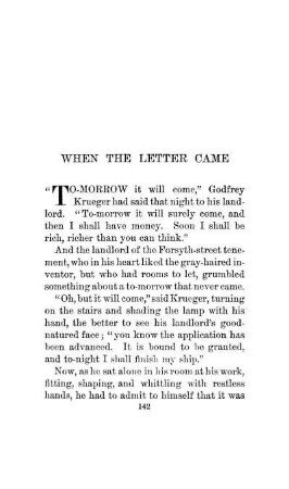 When The Letter Came