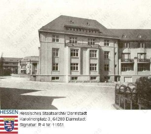 Darmstadt, Lukasweg / Miethausbauten, Südseite