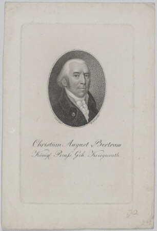 Bildnis des Christian August Bertram