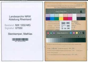 Entnazifizierung Mathias Steinkemper , geb. 11.07.1898 (Fahrlehrer)