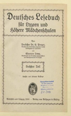 Teil 6 = Klasse 4, [Schülerband]: [Teil 6 = Klasse 4, [Schülerband]]