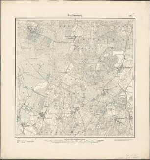 Meßtischblatt 1055 : Stolzenburg, 1889 : Stolzenburg. - Aufn. 1887. - 1:25000. - [Berlin]: Reichsamt für Landesaufnahme, 1889. - 1 Kt.