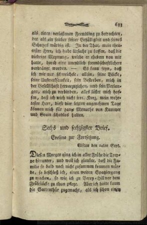 Sechs und sechzigster Brief. - Siebenzigster Brief.