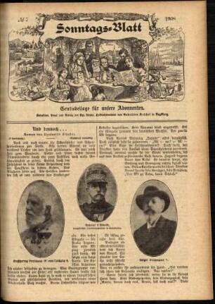 Ausgabe vom Sonntag, den 16. Februar 1908.