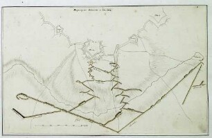 WHK 26 Deutscher Siebenjähriger Krieg 1756-1763: Plan der Belagerung von Schweidnitz, 1762