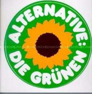 Werbe-Aufkleber von Bündnis 90/Die Grünen