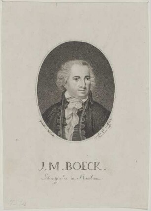 Bildnis des J. M. Boeck
