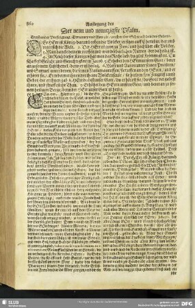 Auslegung des neun und neuntzigsten Psalms