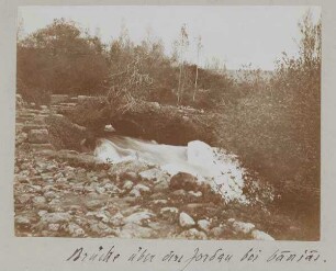 Brücke über den Jordan bei banias [banyas].