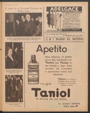El salón de la Sociedad Estímulo de Bellas Artes