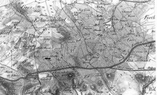 Arnsdorf-Reinhardswalde (Wüstung). Oberreit, Sect. Dresden, 1821/22