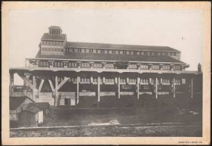 Gaswerk, Dresden-Reick: Ofenhaus, Seitenansicht