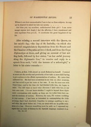 Irving's works : complete in 27 volumes, 27. Life and letters of Washington Irving : 3