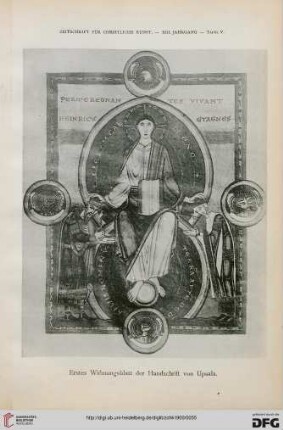 Das Evangelienbuch Heinrich III. aus dem Dome zu Goslar in der Bibliothek zu Upsala
