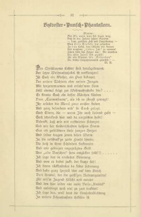Sylvester-Punsch-Phantasieen