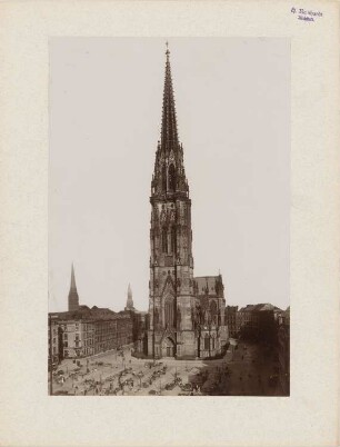 St. Nikolai, Hamburg: Ansicht von Südwesten
