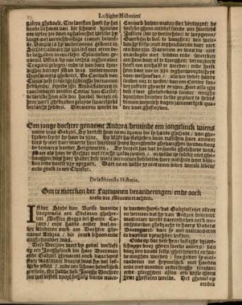De [16.] Historie