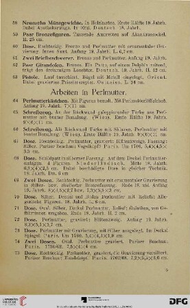 Arbeiten in Perlmutter (Nr. 64-110)