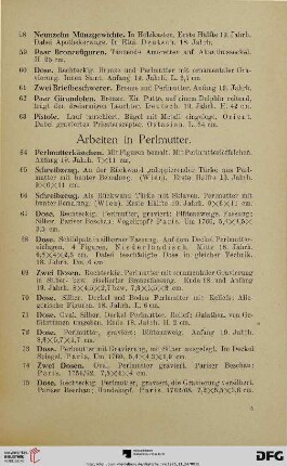 Arbeiten in Perlmutter (Nr. 64-110)