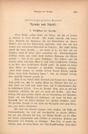 Zweiundzwanzigstes Kapitel. Sprache und Schrift