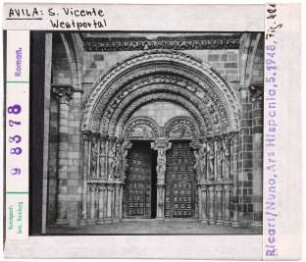 Avila: San Vicente, Benediktinerklosterkirche, Westportal