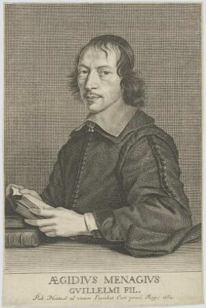 Bildnis des Aegidivs Menagivs Gvillelmi fil.