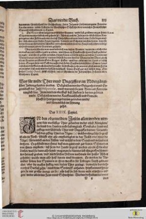 Das XXIX. Capitel