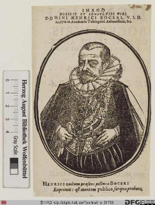 Bildnis Heinrich Bocer(us)