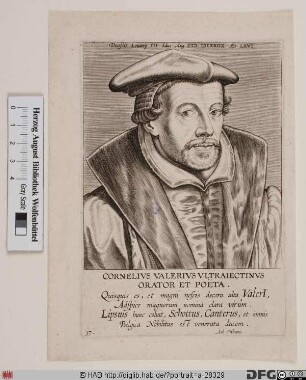 Bildnis Cornelius Valerius (eig. Cornelis Wouters)