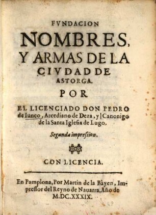 Fundacion, Nombres y Armas de la ciudad de Astorga