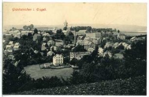 Grünhainichen. Blick auf Grünhainichen