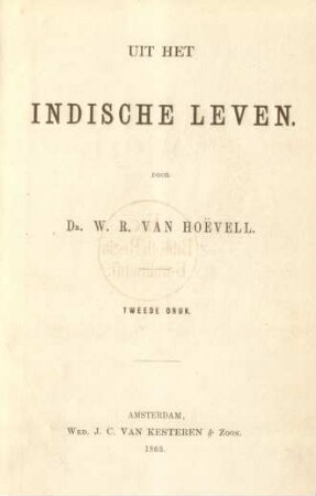 Uit het indische leven