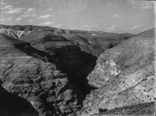 Wadi Qelt : Das Wadi Qelt, einem Teil des Judäischen Wüste.