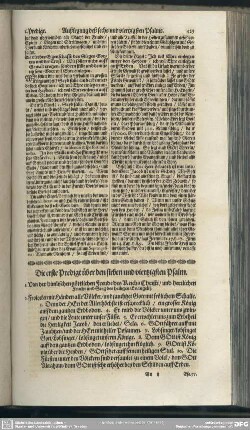 Die Predigten über den sieben und viertzigsten Psalm