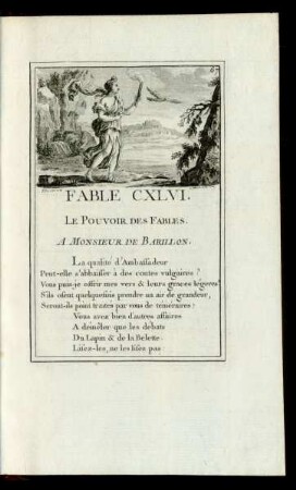 Fable CXLVI. Le Pouvoir Des Fables.