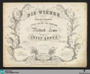 Die Wiener : Walzer für das Pianoforte; op. 147