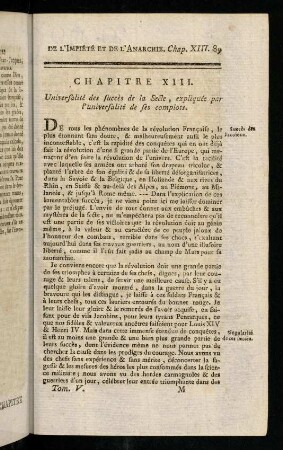 89-100, De tous les phenomenes de la ...