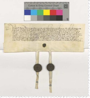 Soldquittung. Jacob Spetz, mit 1 Pferd; besiegelt von Joh. Doring und Lenhard Elver.
