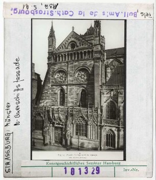 Straßburg: Münster, Nordquerschiff, Fassade