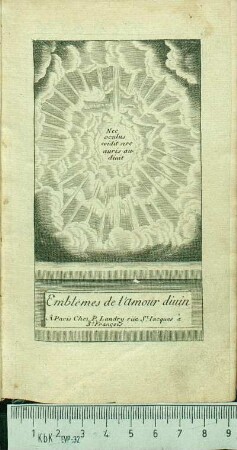 Emblemes de l'amour diuin