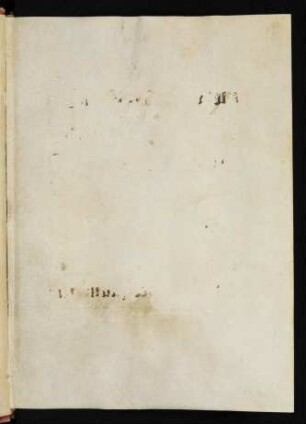 Reste eines Schildes (Exlibris?)