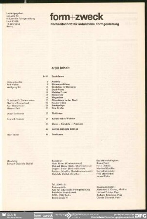 12.1980,4: Form + Zweck