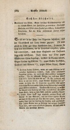 Sechster Abschnitt. Nachbaren von Tibet. ...