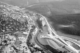Neustadt: Schwarzwald, Umgehungsstraße, Neustadt, links Ort