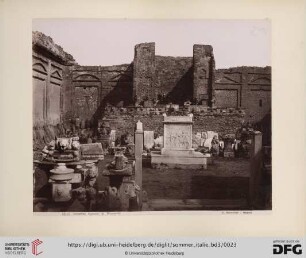 No. 1205 Pompei Tempio di Mercurio